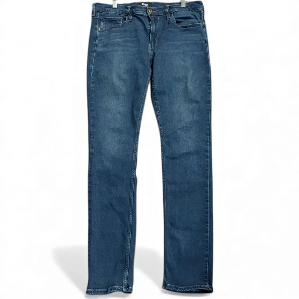 PAIGE Lennox Men's Slim Jeans in Dark Blue
